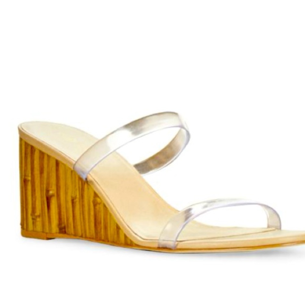 Liz Vinyl Wedge Mules by CULT GAIA SZ 39